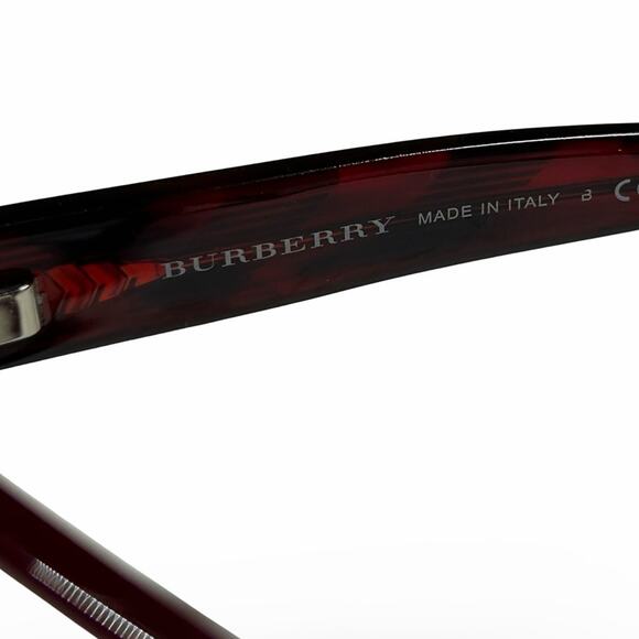 Burberry Eyeglass Frames Designer Luxe Glasses Contemporary Rectangular Square - Picture 3 of 5